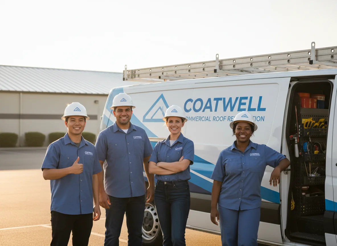 Commercial roof coating company in Farmersville, TX